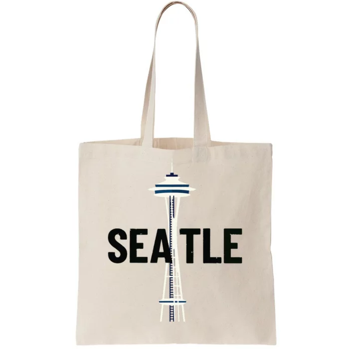 Cool Seattle Space Needle Traveler Souvenir Washington Tote Bag