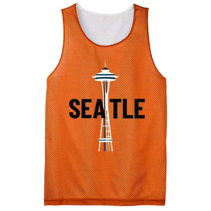 Cool Seattle Space Needle Traveler Souvenir Washington Mesh Reversible Basketball Jersey Tank