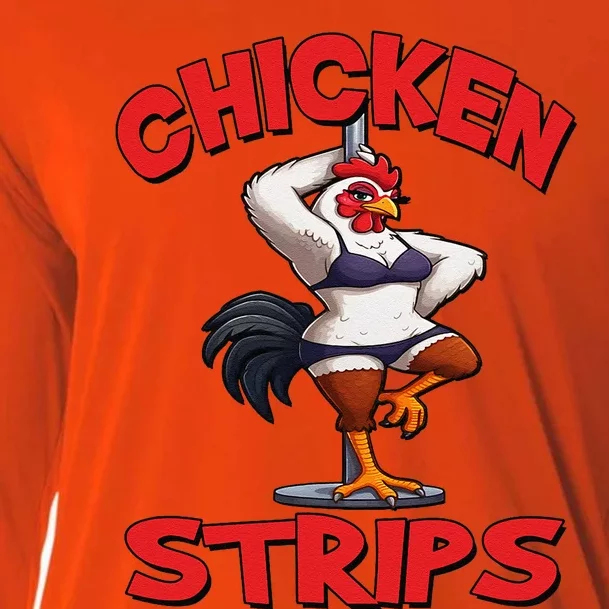 Chicken Strips Stripping Chicken Cooling Performance Long Sleeve Crew