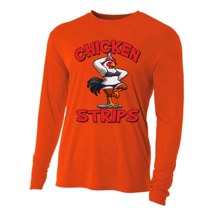 Chicken Strips Stripping Chicken Cooling Performance Long Sleeve Crew