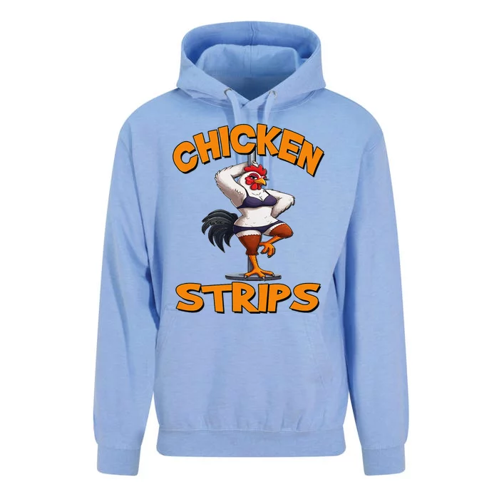 Chicken Strips Stripping Chicken Unisex Surf Hoodie