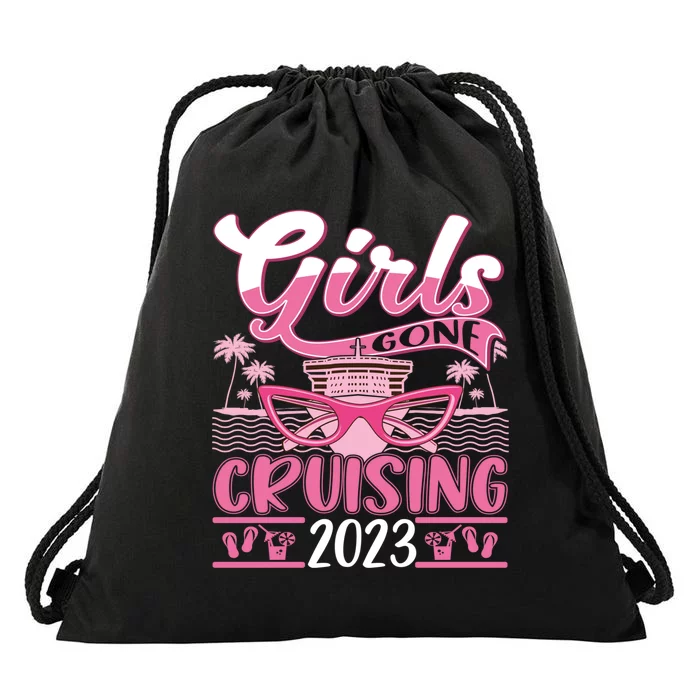 Cruise Ship Summer Vacation Travel Drawstring Bag