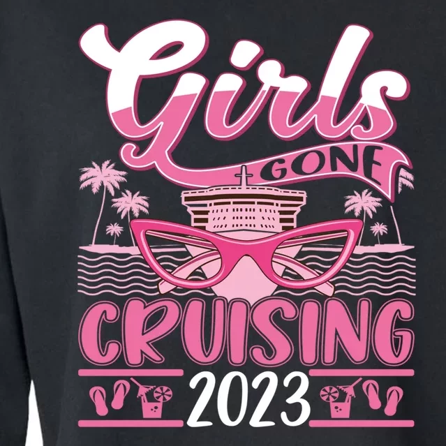 Cruise Ship Summer Vacation Travel Cropped Pullover Crew