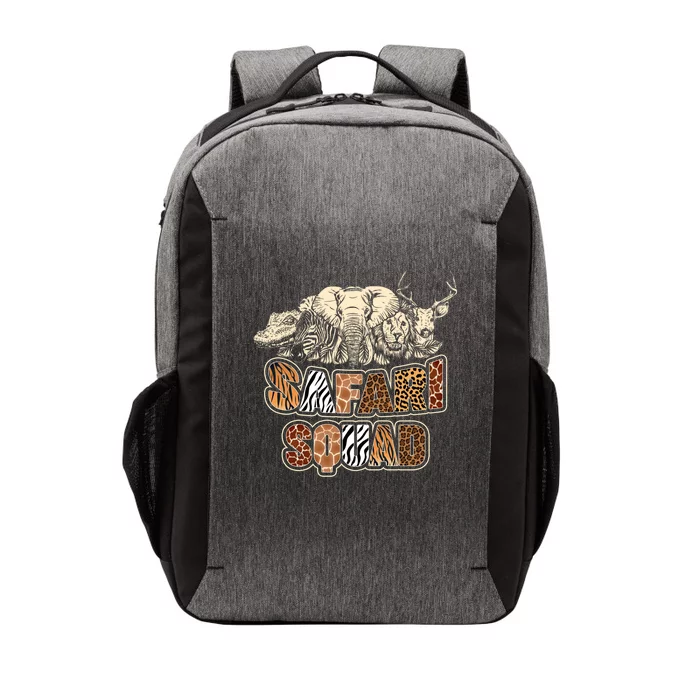 Cool Safari Squad African Family Summer Vacation Meaningful Gift Vector Backpack