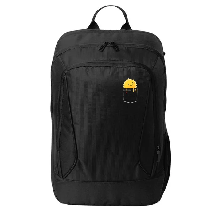 Cool Sunshine Sunny Pocket Design City Backpack