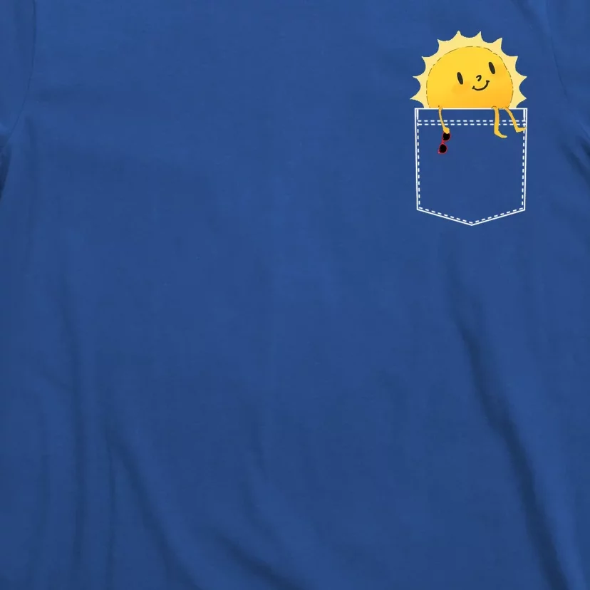 Cool Sunshine Sunny Pocket Design T-Shirt