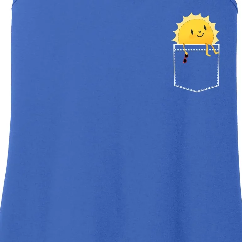 Cool Sunshine Sunny Pocket Design Ladies Essential Tank