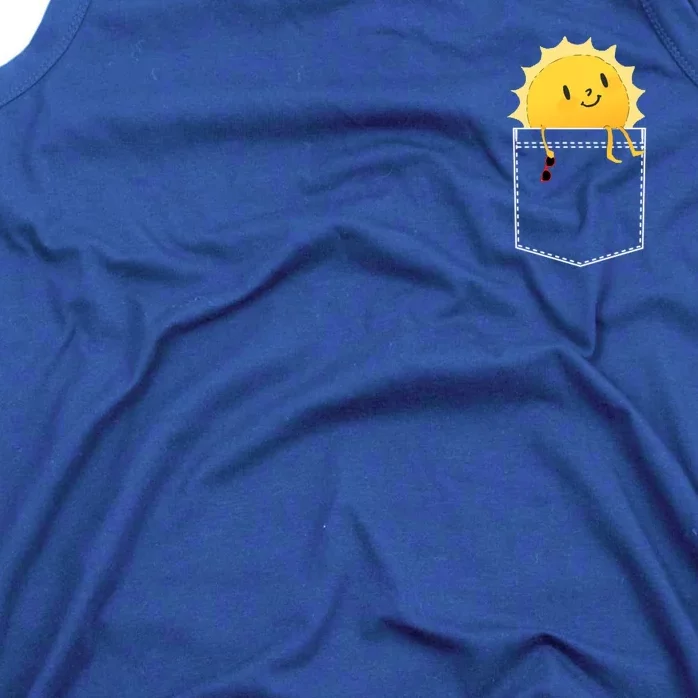 Cool Sunshine Sunny Pocket Design Tank Top