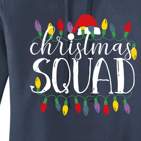 Christmas Squad Santa Family Matching Pajamas Merry Xmas Gift Women's Pullover Hoodie