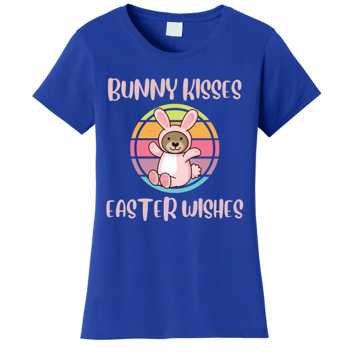 Cute Sunday School Egg Hunt Bunny Easter Wishes Gift Women's T-Shirt