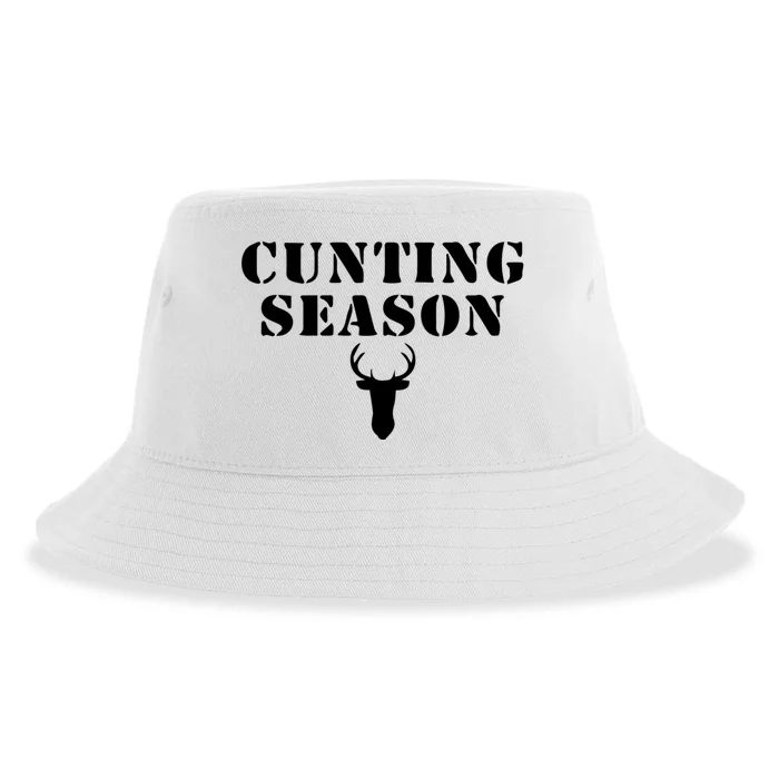 Cunting Season Shirt Funny Hunting Deer Season Sustainable Bucket Hat