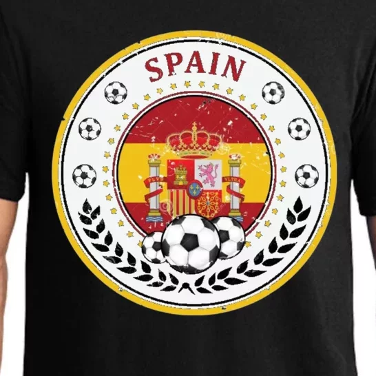 Cool Spain Soccer Logo Pajama Set