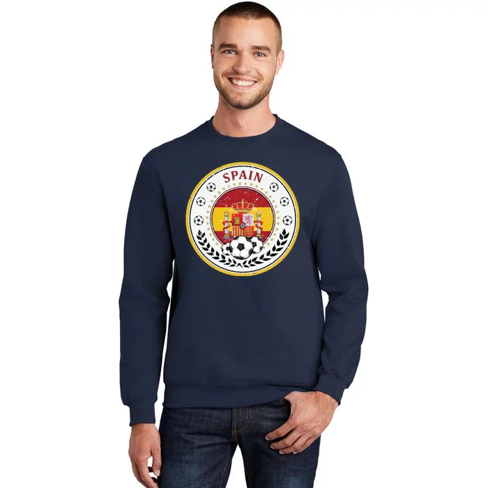 Cool Spain Soccer Logo Tall Sweatshirt