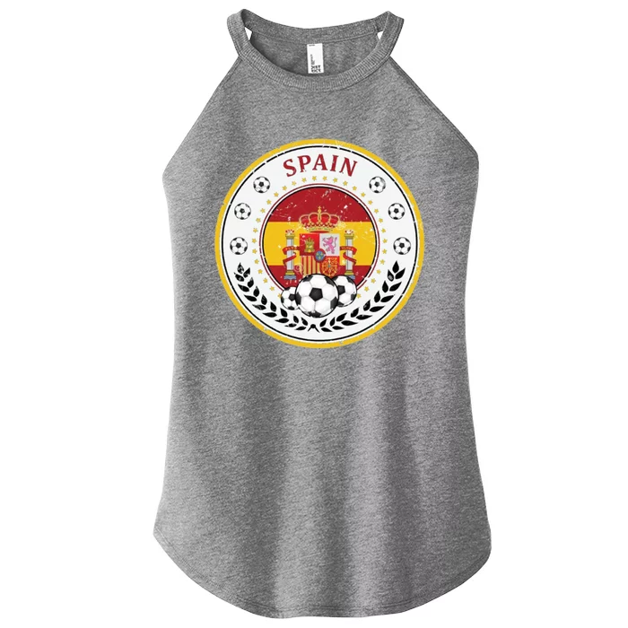 Cool Spain Soccer Logo Women’s Perfect Tri Rocker Tank