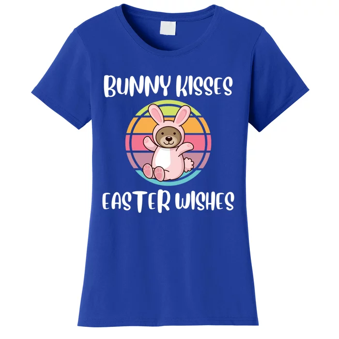 Cute Sunday School Egg Hunt Bunny Easter Wishes Gift Women's T-Shirt