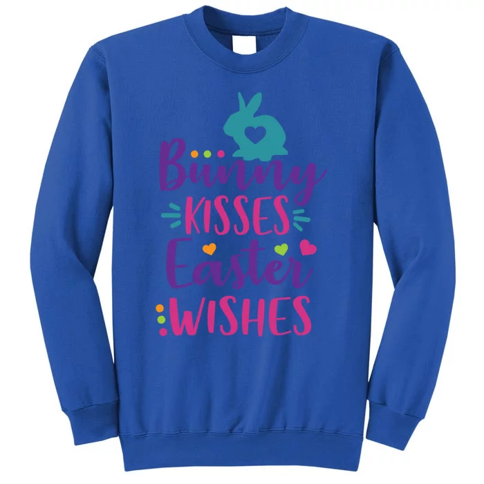 Cute Sunday School Or Egg Hunt Bunny Easter Wishes Gift Tall Sweatshirt