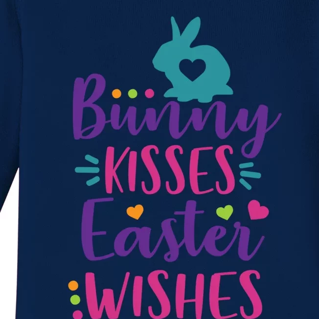 Cute Sunday School Or Egg Hunt Bunny Easter Wishes Gift Baby Long Sleeve Bodysuit