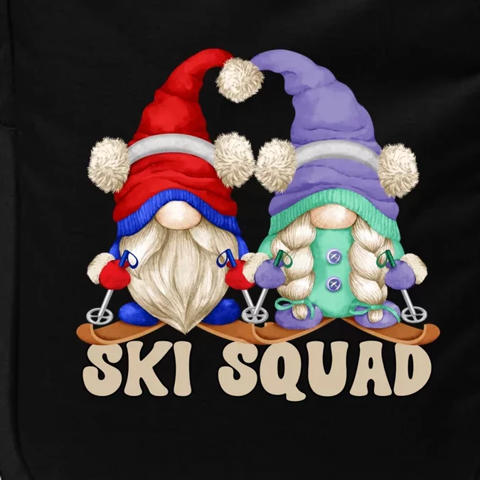 Cute Ski Squad Gnome Graphic For Ski Mom And Dad Love Skiing Gift Impact Tech Backpack