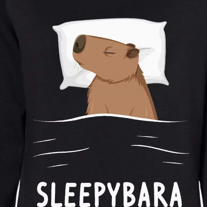 Capybara Sleepybara Sleep Capybara Womens California Wash Sweatshirt