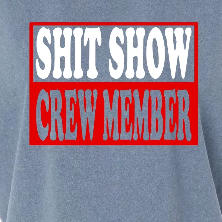 Cool Shit Show Crew Member For Adults Garment-Dyed Women's Muscle Tee