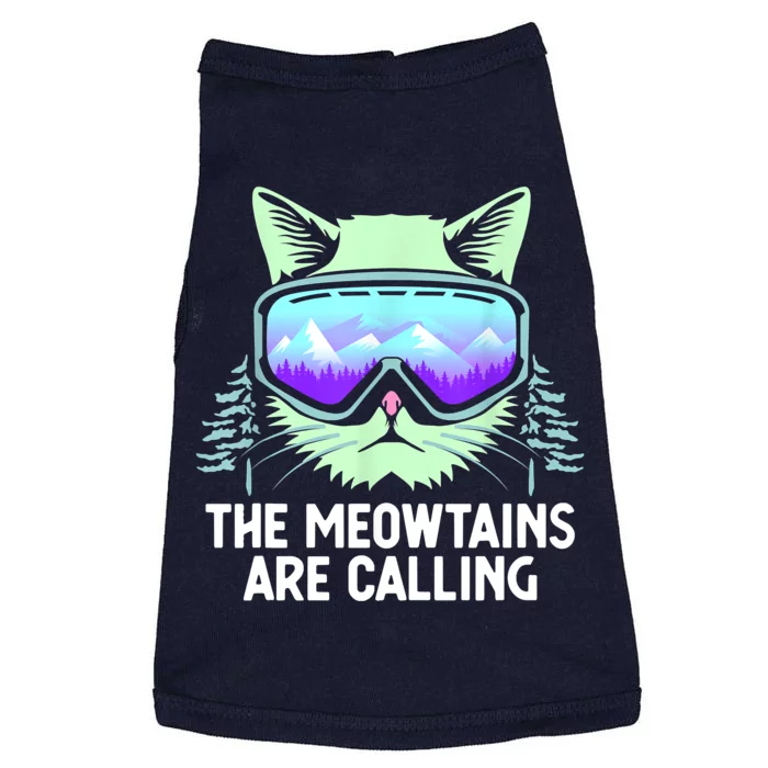 Cool Snowboard Ski Lover Mountain Skier Doggie Tank