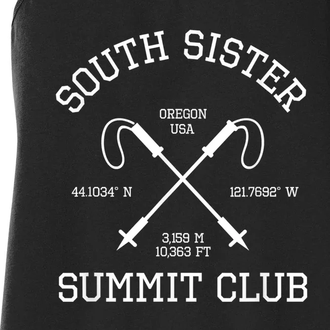 Climbed South Sister Summit Club Hike Oregon Usa Hiking Women's Racerback Tank