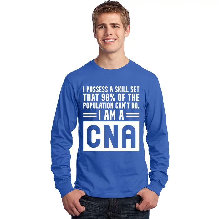 Cna Skill Set Certified Nursing Assistant Gift Long Sleeve Shirt