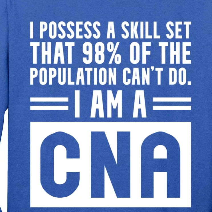 Cna Skill Set Certified Nursing Assistant Gift Long Sleeve Shirt