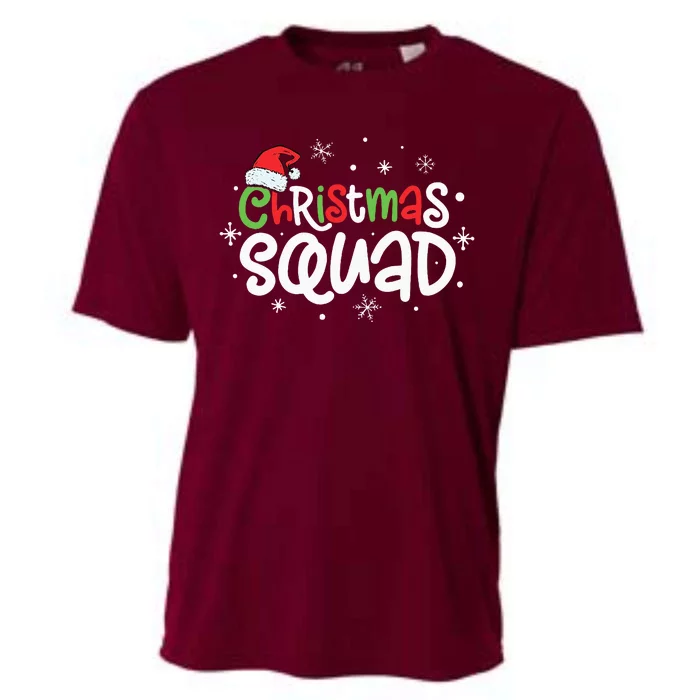 Christmas Squad Santa Family Matching Pajamas Xmas Cooling Performance Crew T-Shirt