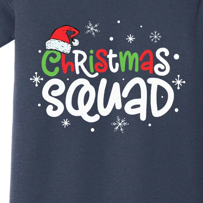 Christmas Squad Santa Family Matching Pajamas Xmas Baby Bodysuit