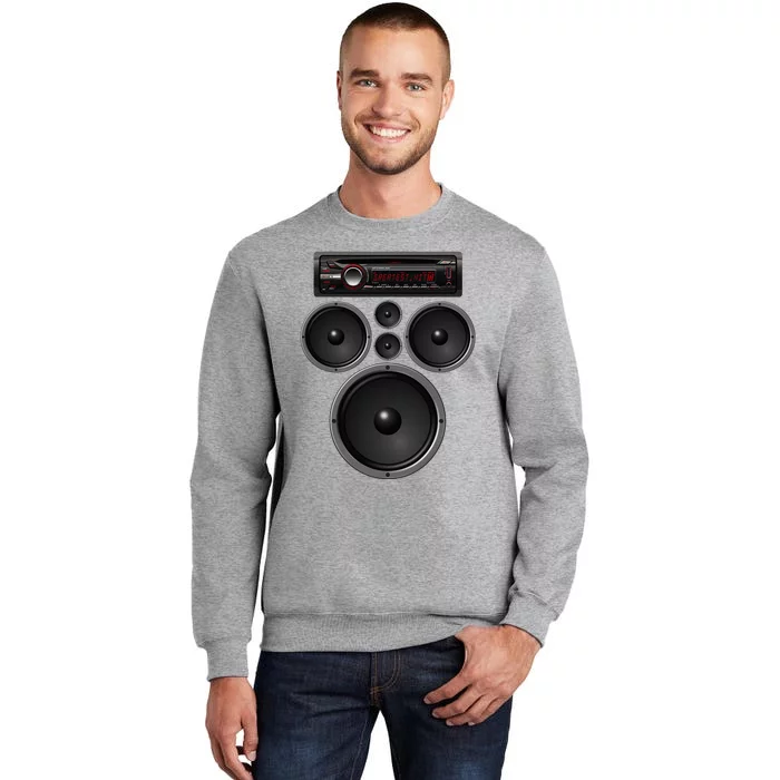 Car Stereo Speakers System Audio Halloween Costume Tall Sweatshirt