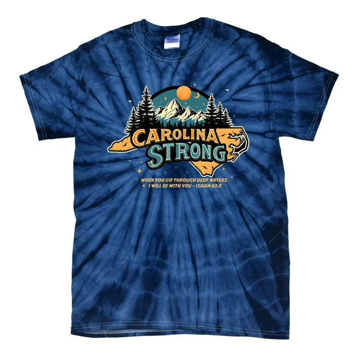 Carolina Strong Support & Pray For Carolina Strong Nc State Tie-Dye T-Shirt