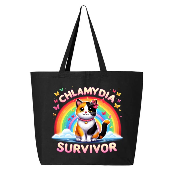 Chlamydia Survivor Sarcastic Ironic Inappropriate 25L Jumbo Tote