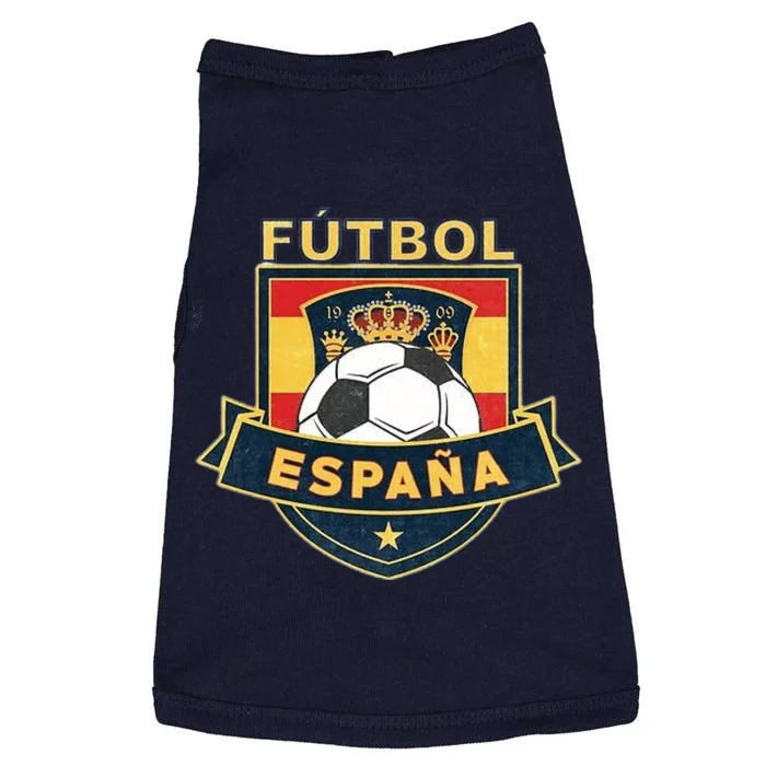 Cool Spain Soccer Team Doggie Tank