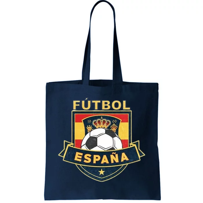 Cool Spain Soccer Team Tote Bag