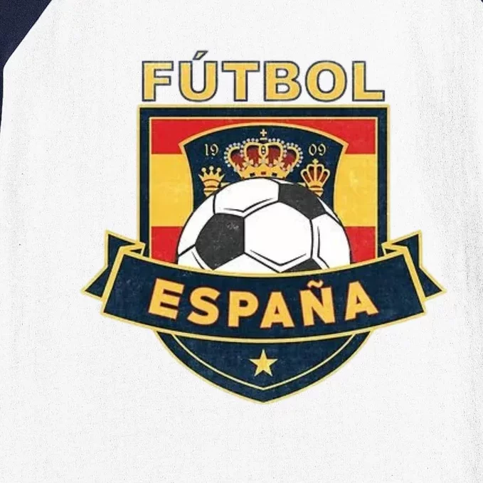 Cool Spain Soccer Team Baseball Sleeve Shirt