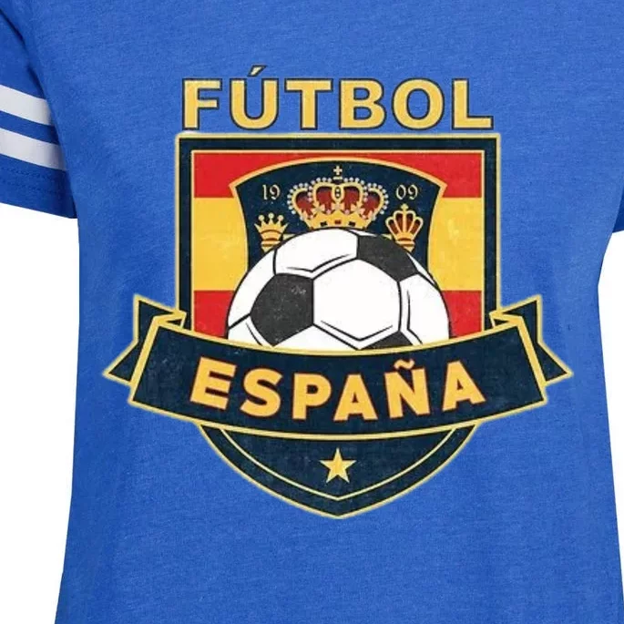 Cool Spain Soccer Team Enza Ladies Jersey Football T-Shirt