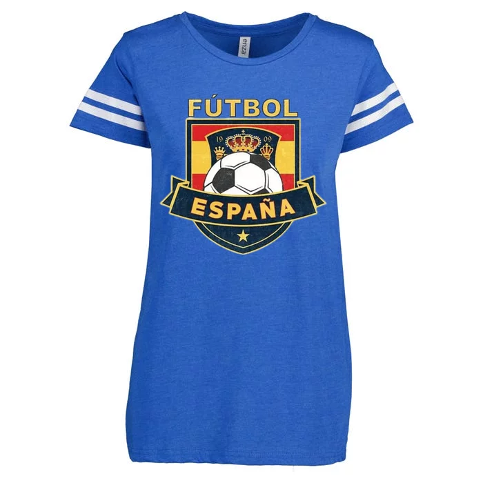 Cool Spain Soccer Team Enza Ladies Jersey Football T-Shirt