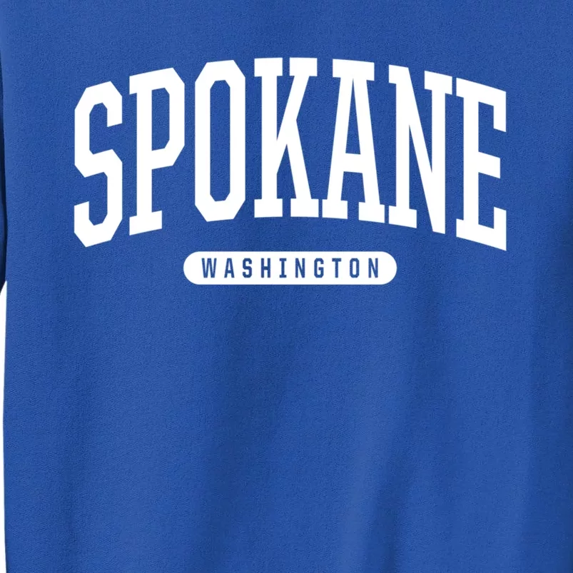 College Style Spokane Washington Souvenir Gift Sweatshirt