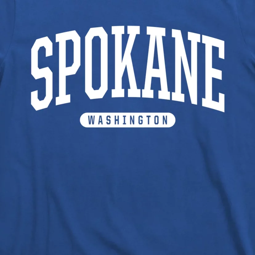 College Style Spokane Washington Souvenir Gift T-Shirt