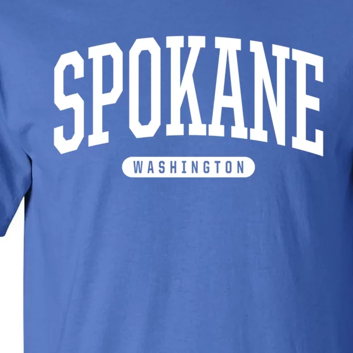 College Style Spokane Washington Souvenir Gift Tall T-Shirt