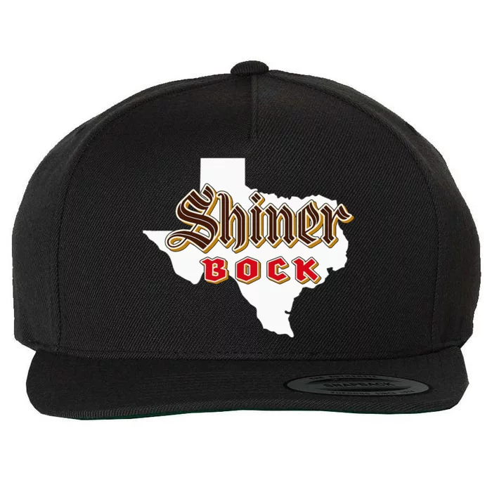 Cool Shiner Tx Town Gift For Adult Drinkers Wool Snapback Cap