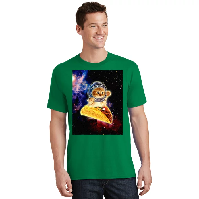 Crazy Space Taco Cat Funny v2 T-Shirt