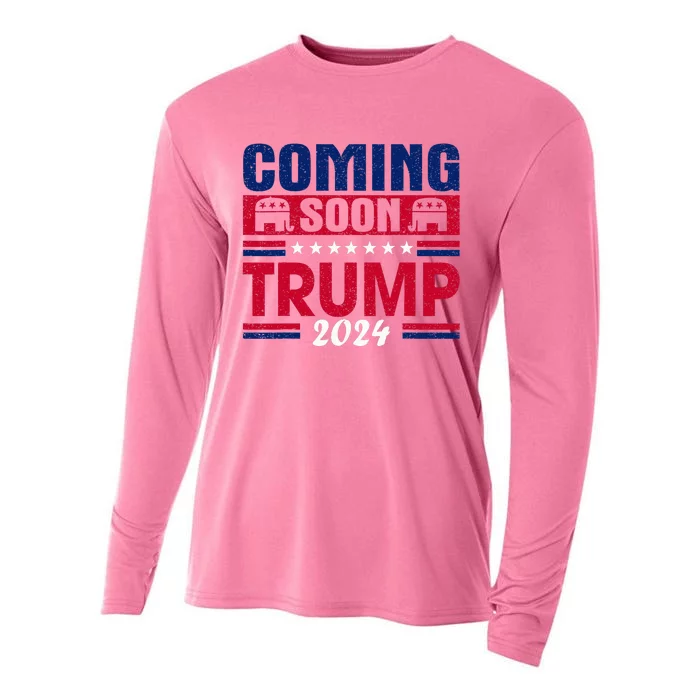 Coming Soon Trump 2024 Cooling Performance Long Sleeve Crew