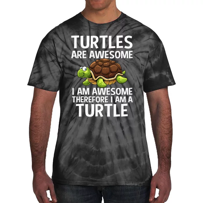 Cool Sea Turtle For Men Women Tortoise Lover Turtle Animal Tie-Dye T-Shirt