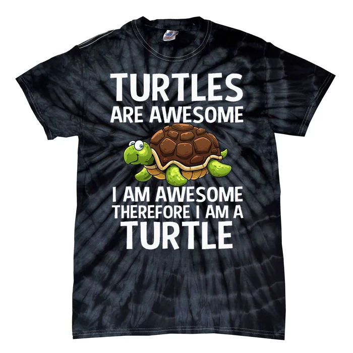 Cool Sea Turtle For Men Women Tortoise Lover Turtle Animal Tie-Dye T-Shirt