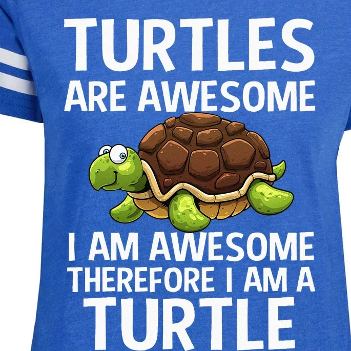 Cool Sea Turtle For Men Women Tortoise Lover Turtle Animal Enza Ladies Jersey Football T-Shirt