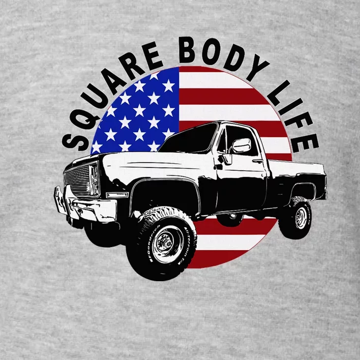 Classic Squarebody Truck 4x4 Square Body Toddler Sweatshirt