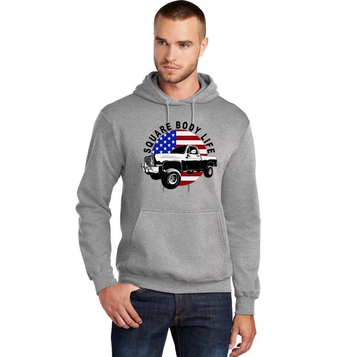 Classic Squarebody Truck 4x4 Square Body Tall Hoodie