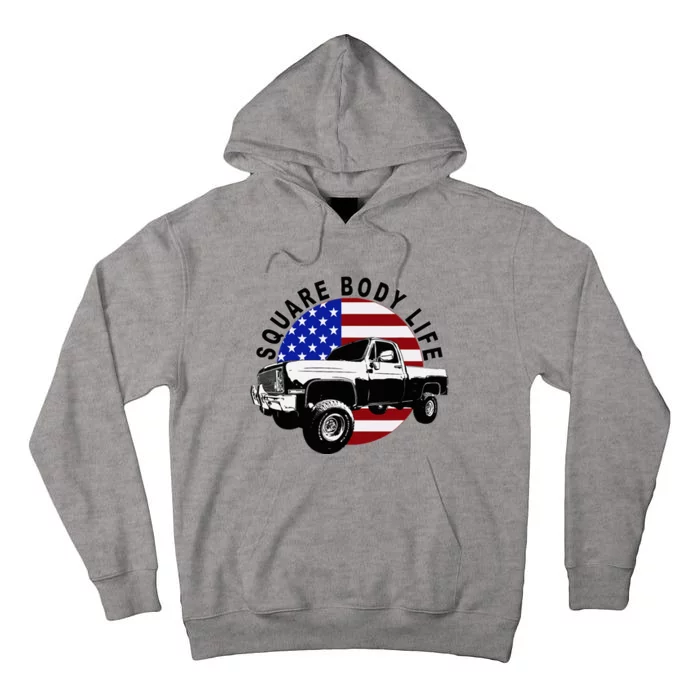 Classic Squarebody Truck 4x4 Square Body Tall Hoodie